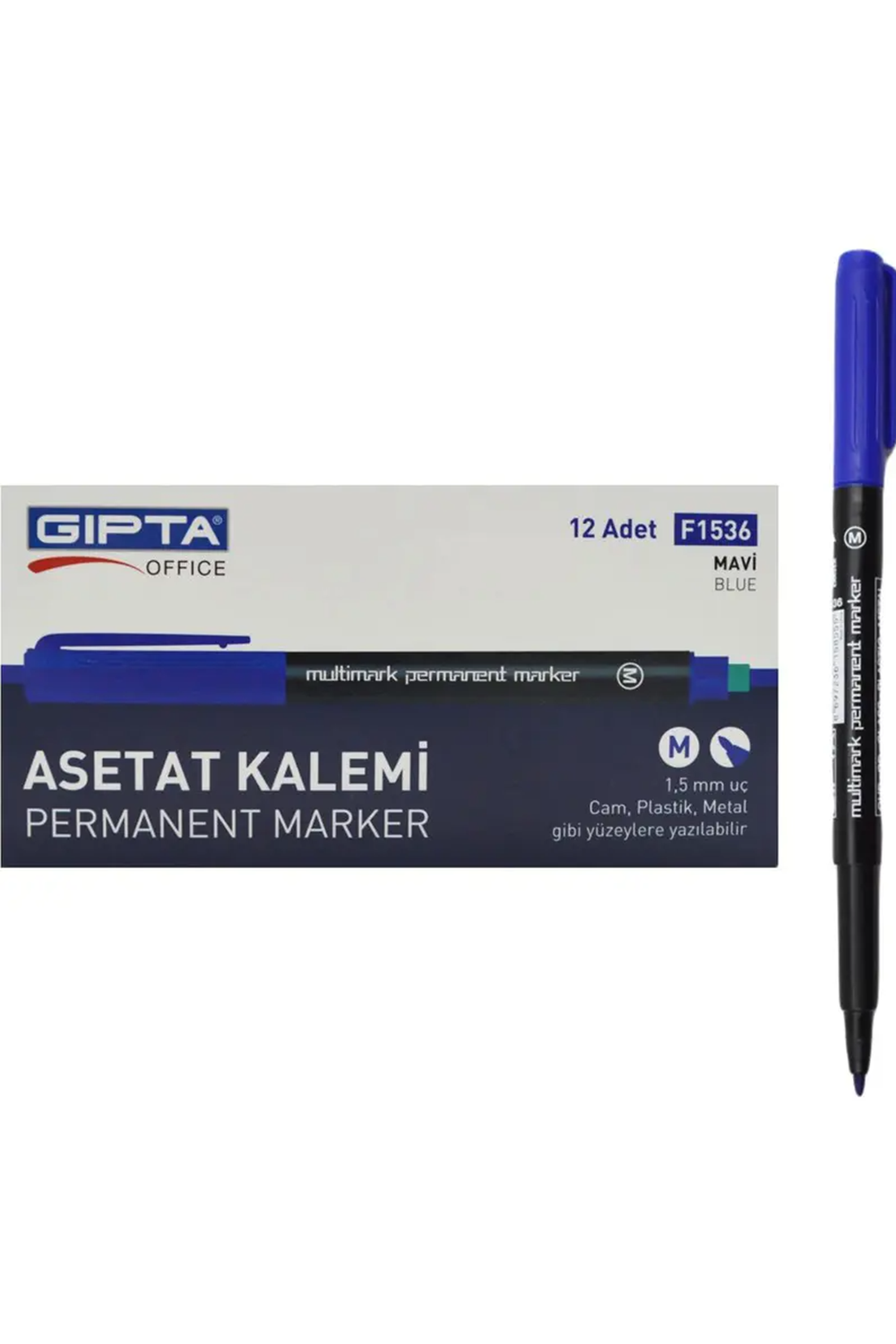 Gıpta Markör Asetat Kalem M Uç Mavi | 1 Pcs