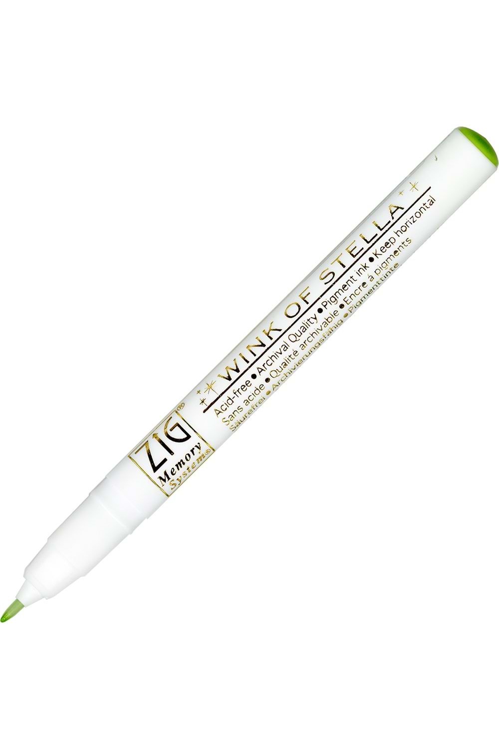 Zig Wink Od Stella Simli Kalem - Açık Yeşil