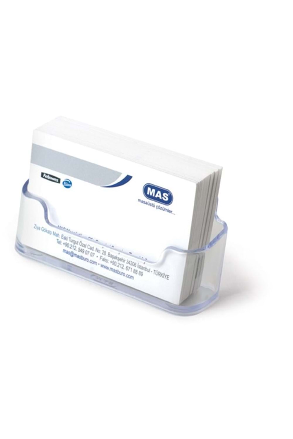 Mas Kartvizit Oval Şeffaf 486