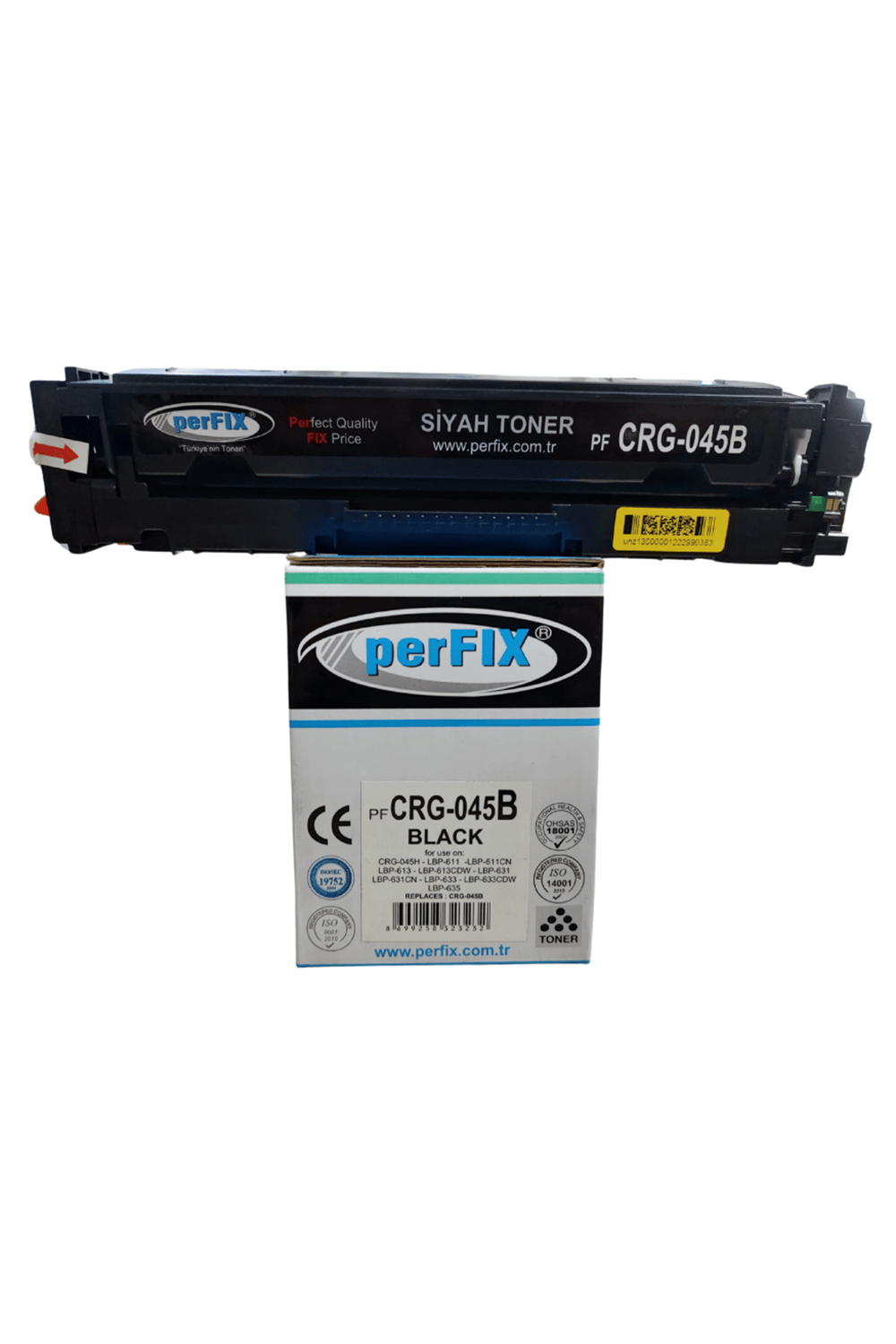 Perfix | Canon Crg045b Muadil Siyah Toner 1,4k