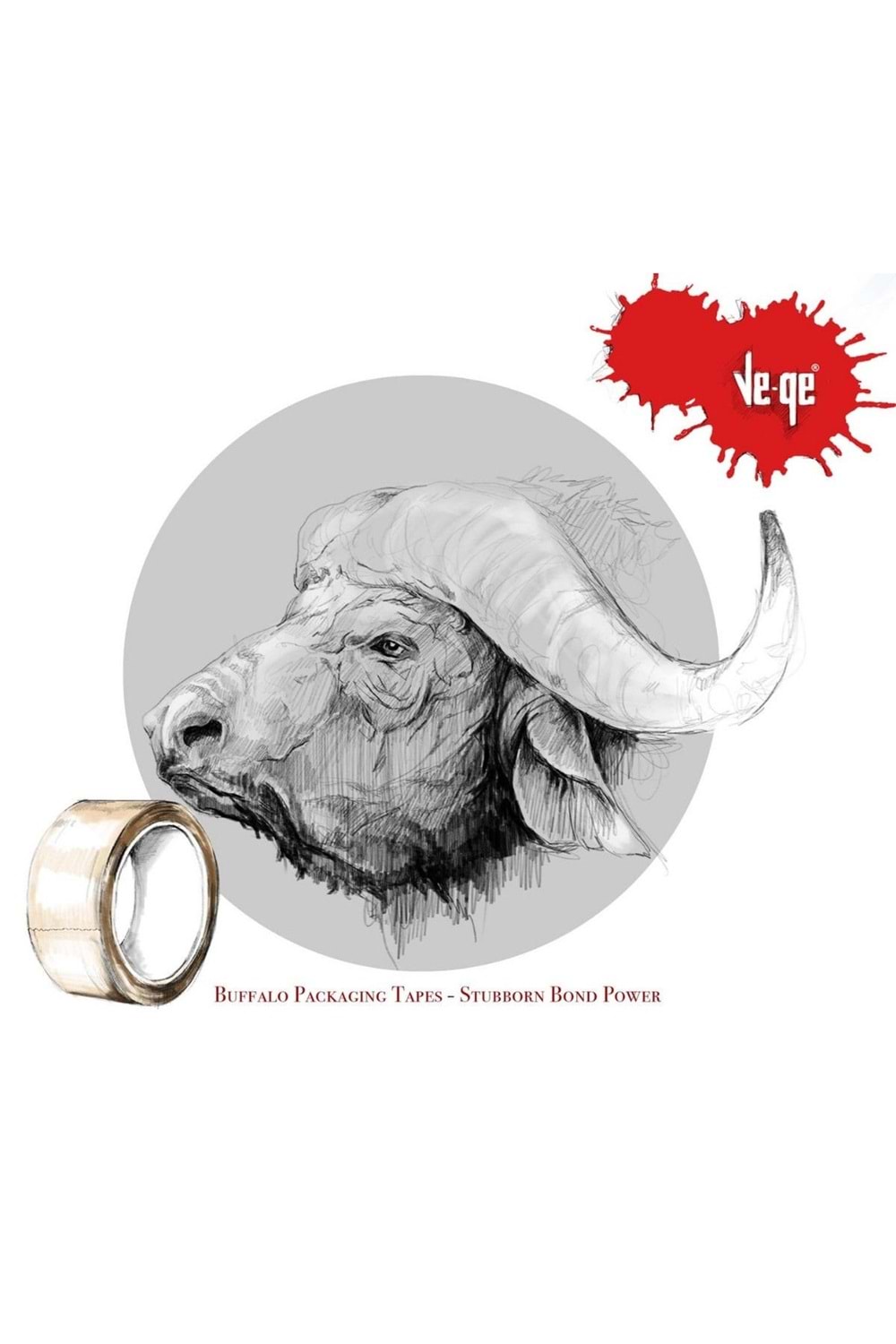 Vege Koli Bantı Bufalo 45x100 Şeffaf