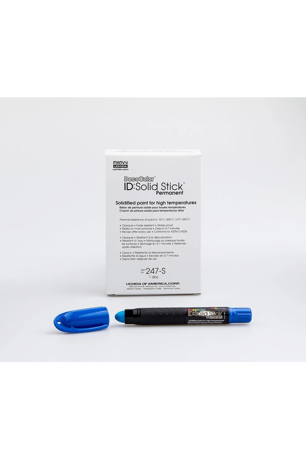 Marvy Deco Color 247 Stick Islak Zemin Kalemi Mavi