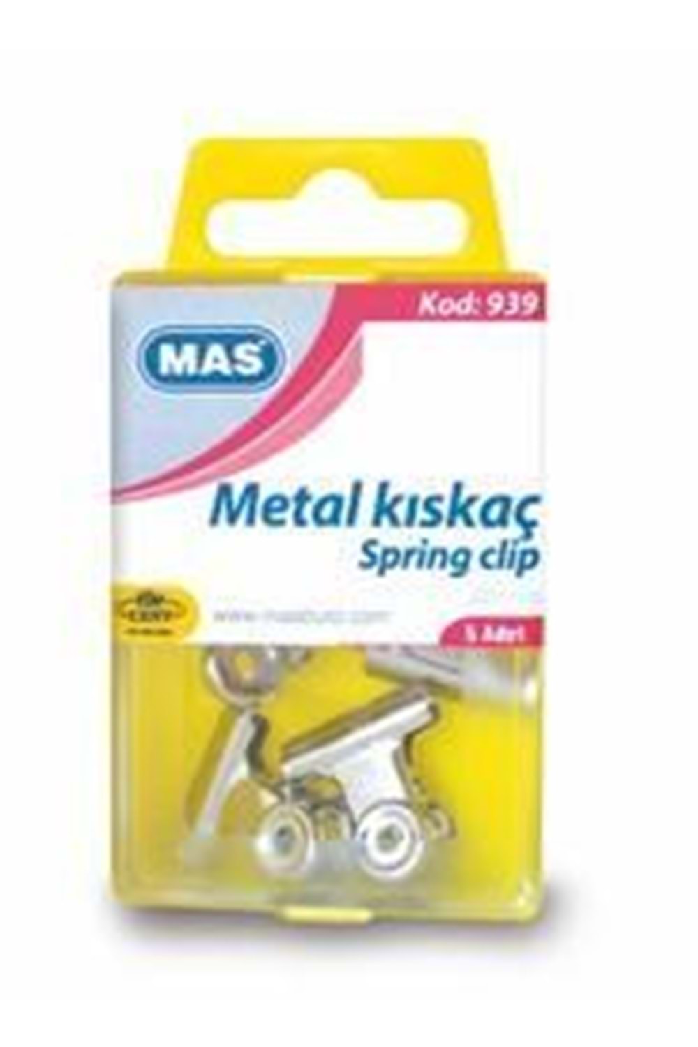 Mas Metal Kıskaç Kristal Kutu 26 Mm | 939