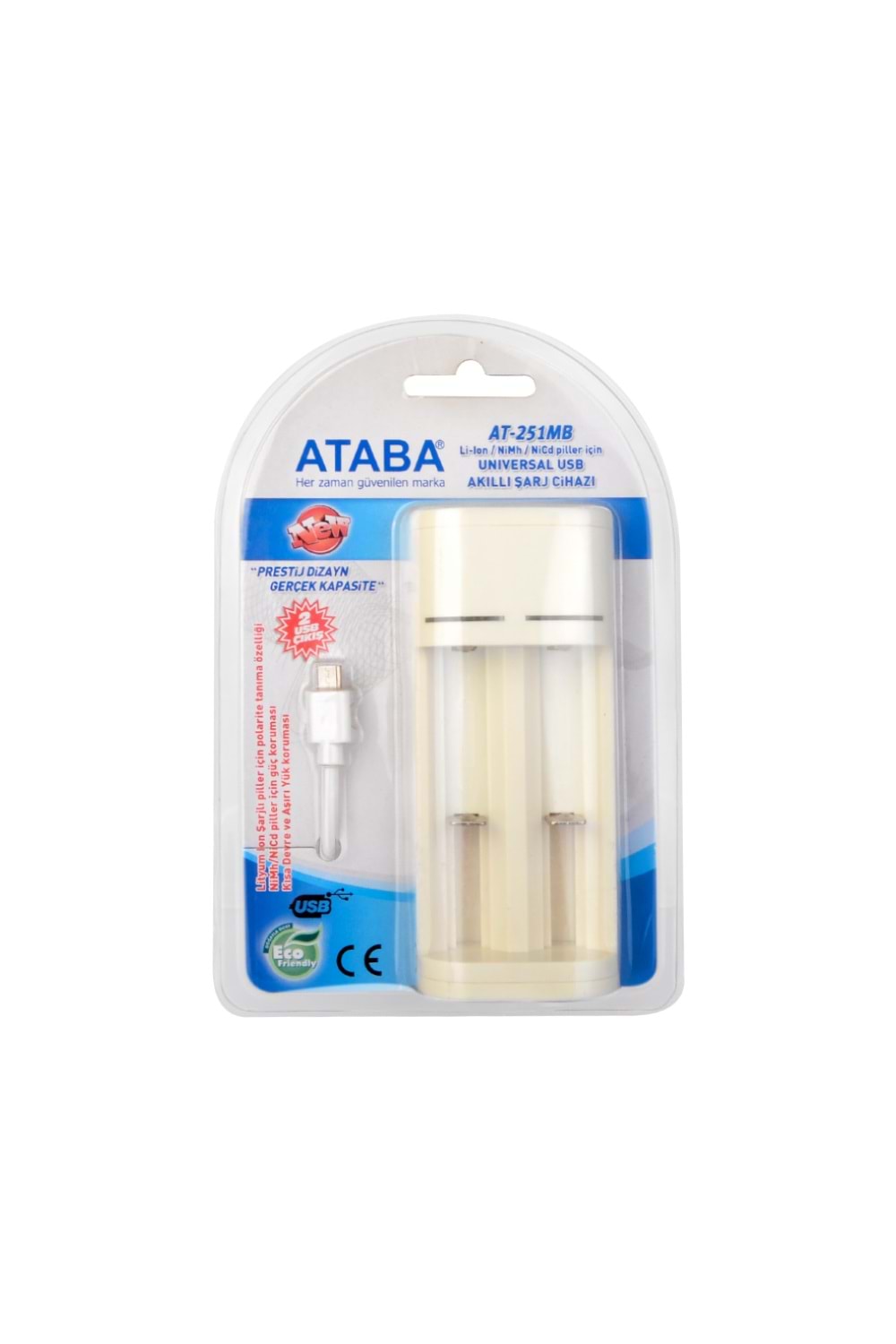 Ataba At-251mb Lion Nimh Nicd Universal Usb Pil Şarj Cihazı