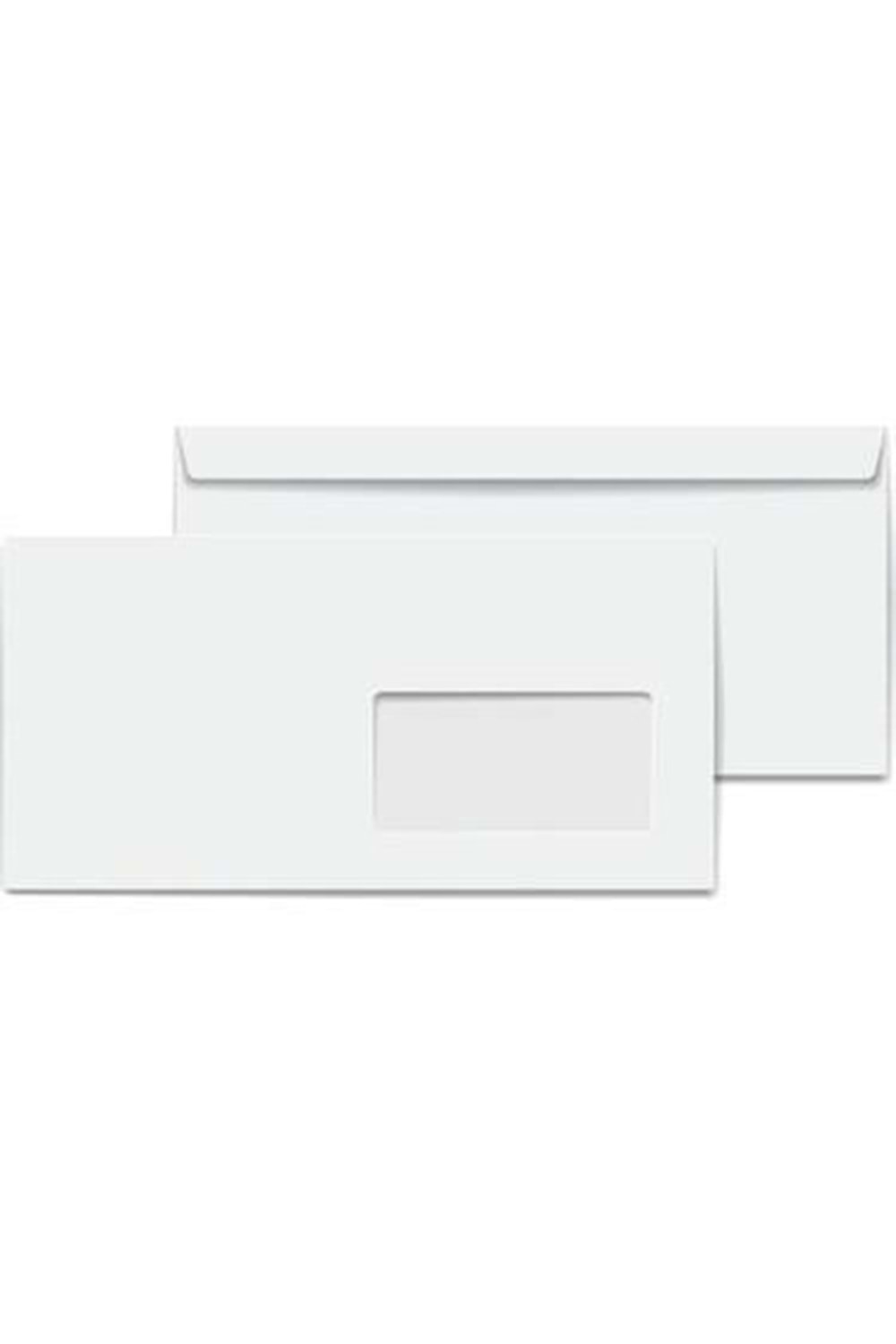 Asil Doğan Diplomat Zarf Extra Silikonlu Pencereli 10.5x24 110 Gr Beyaz