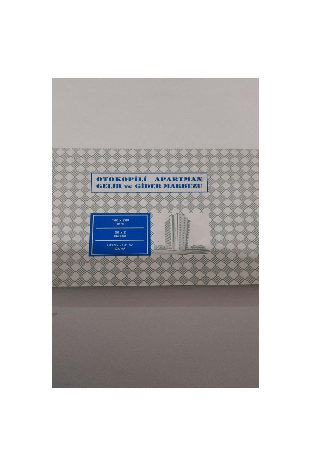 Altınyıldız Otokopili Apartman Gelir Gider Makbuzu 14x20