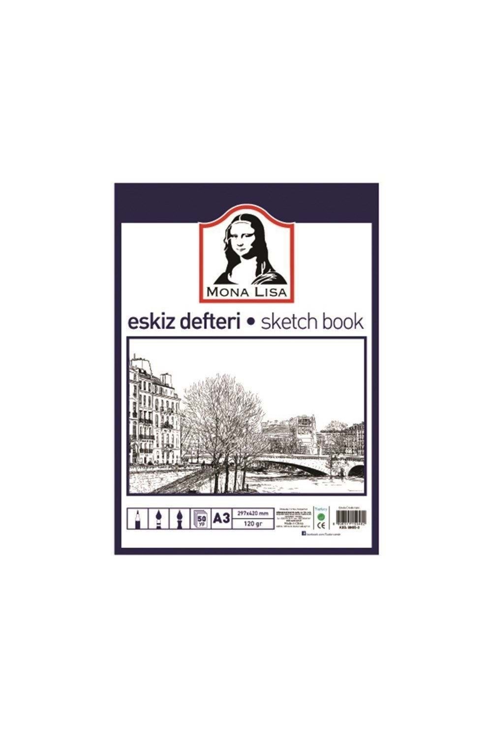 Südor Mona Lisa Eskiz Defteri 50 Yaprak 120 Gr A3