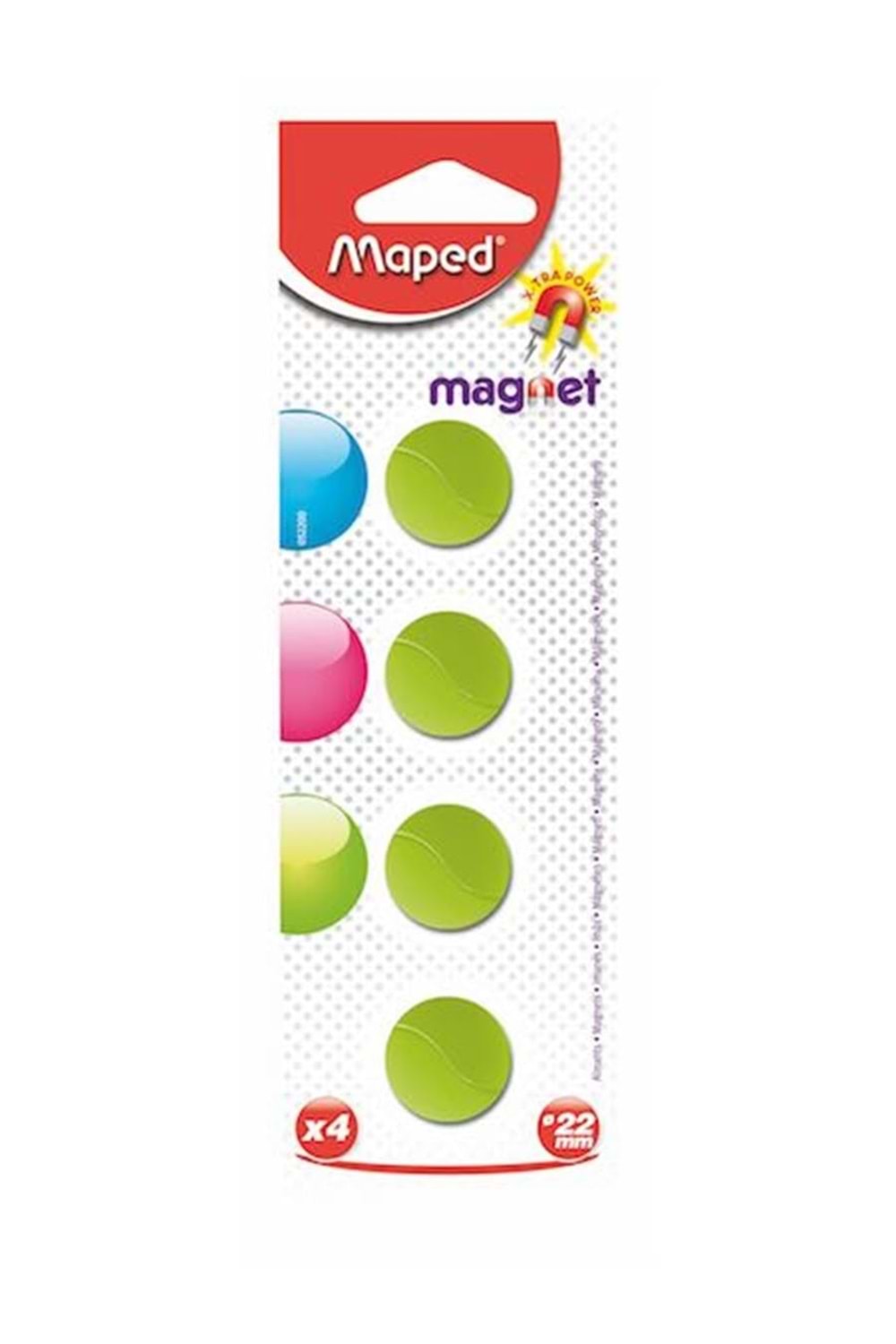 Maped Mıknatıs 22mm 4'lü | 052200
