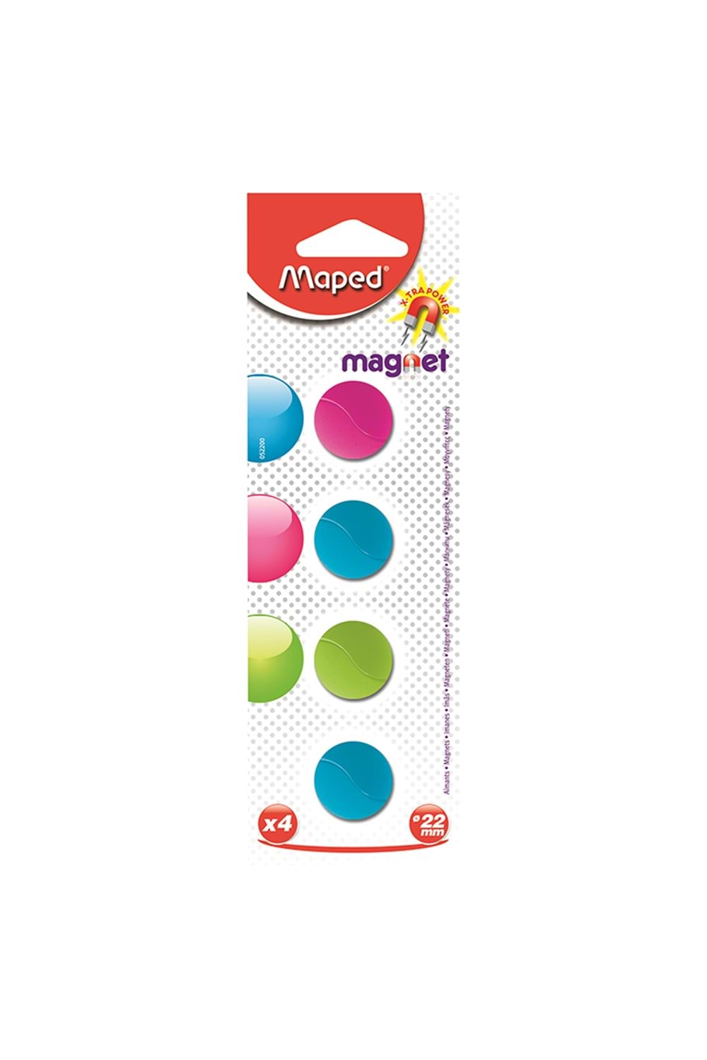 Maped Mıknatıs 22mm 4'lü | 052200