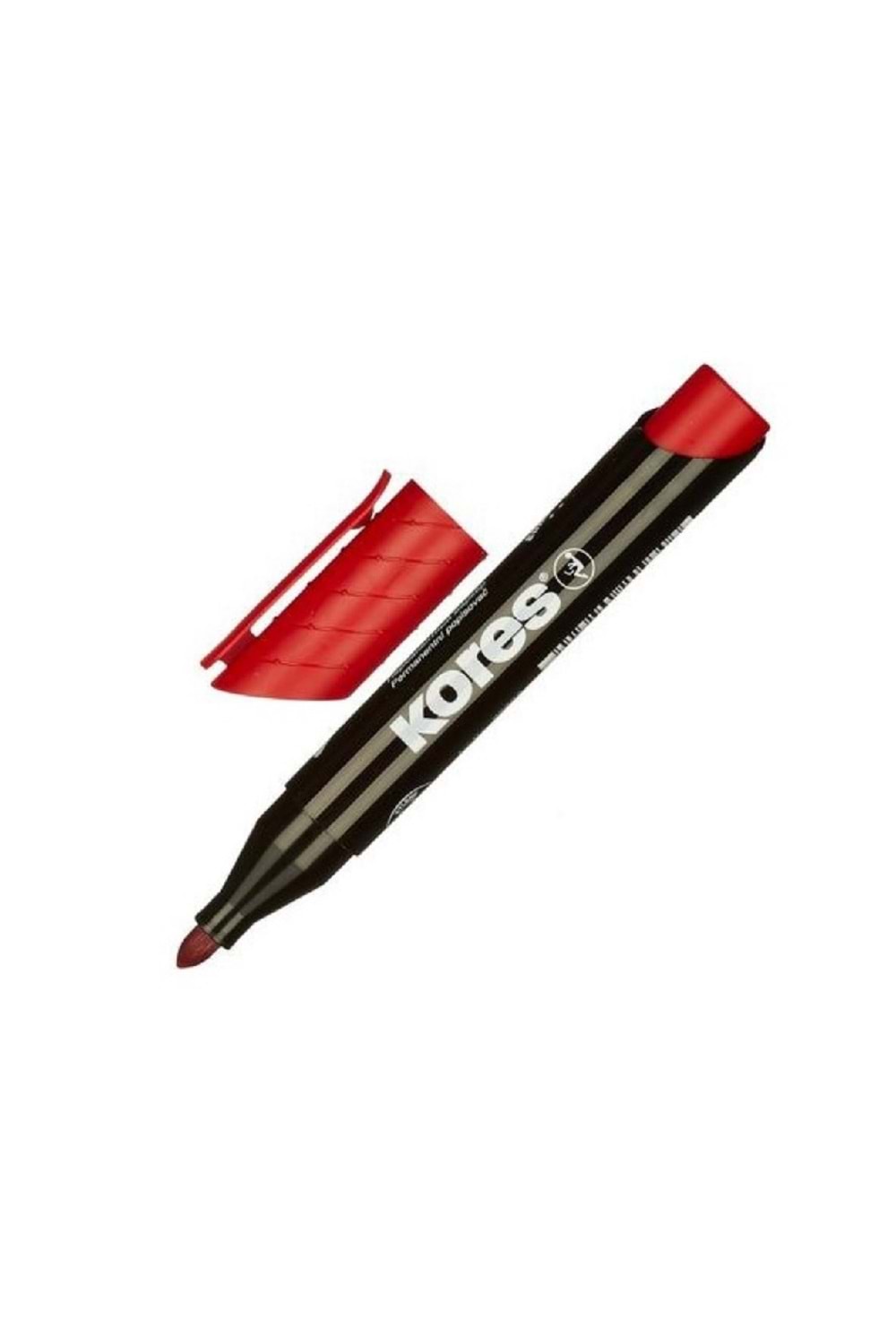Kores K-marker Permanent Xp1, Round Tip Red Yuvarlak Uç