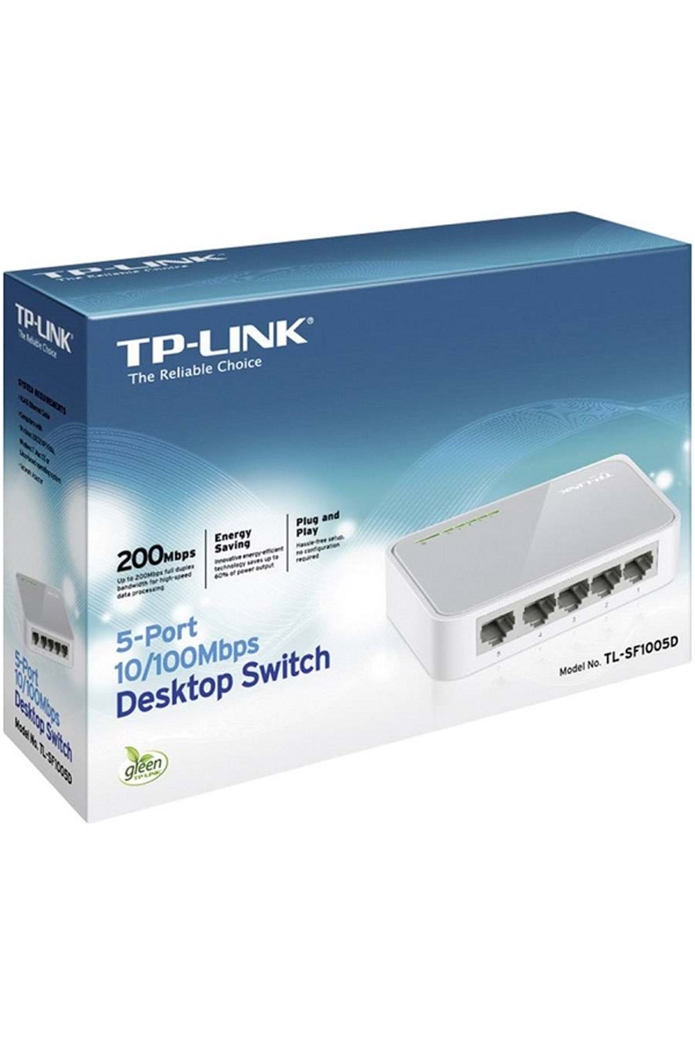 Tp-link Tl-sf1005d 5 Port 10/100 Mbps Desktop Switch
