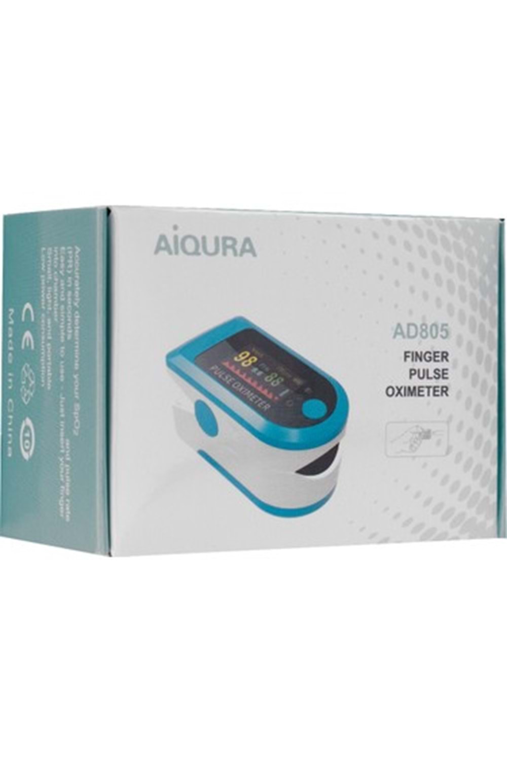 Aiqura Ad-805 Parmak Tipi Oksimetre Nabız Oksijen Ölçer