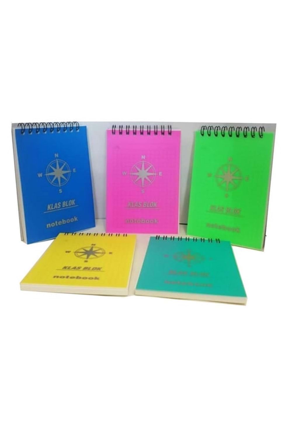 Klas Bloknot Spiralli Plastik Kapak Kareli 72 Yp A5