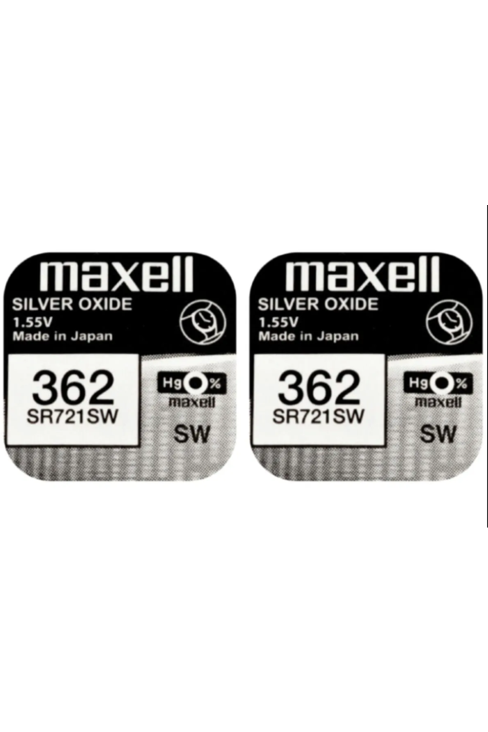 Maxell Sr-721 Sw / 362 Pil 1.55v Silver Oxide