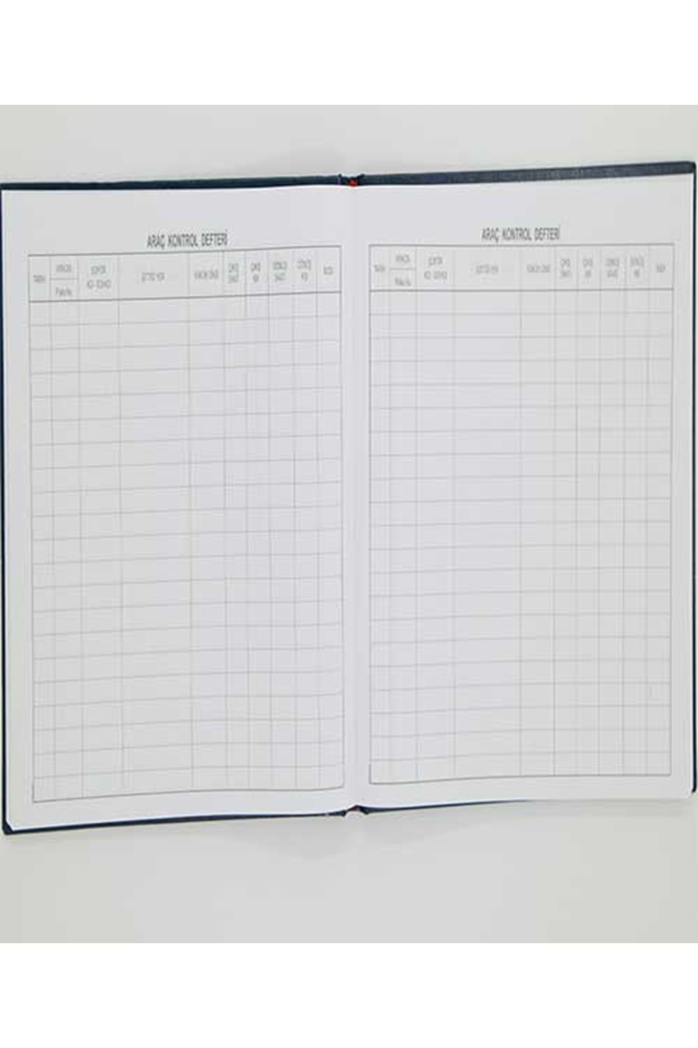 Dilman Araç Kayıt Defteri Ciltli 20 X 28,5 Cm 96 Yaprak Yatay | 5189