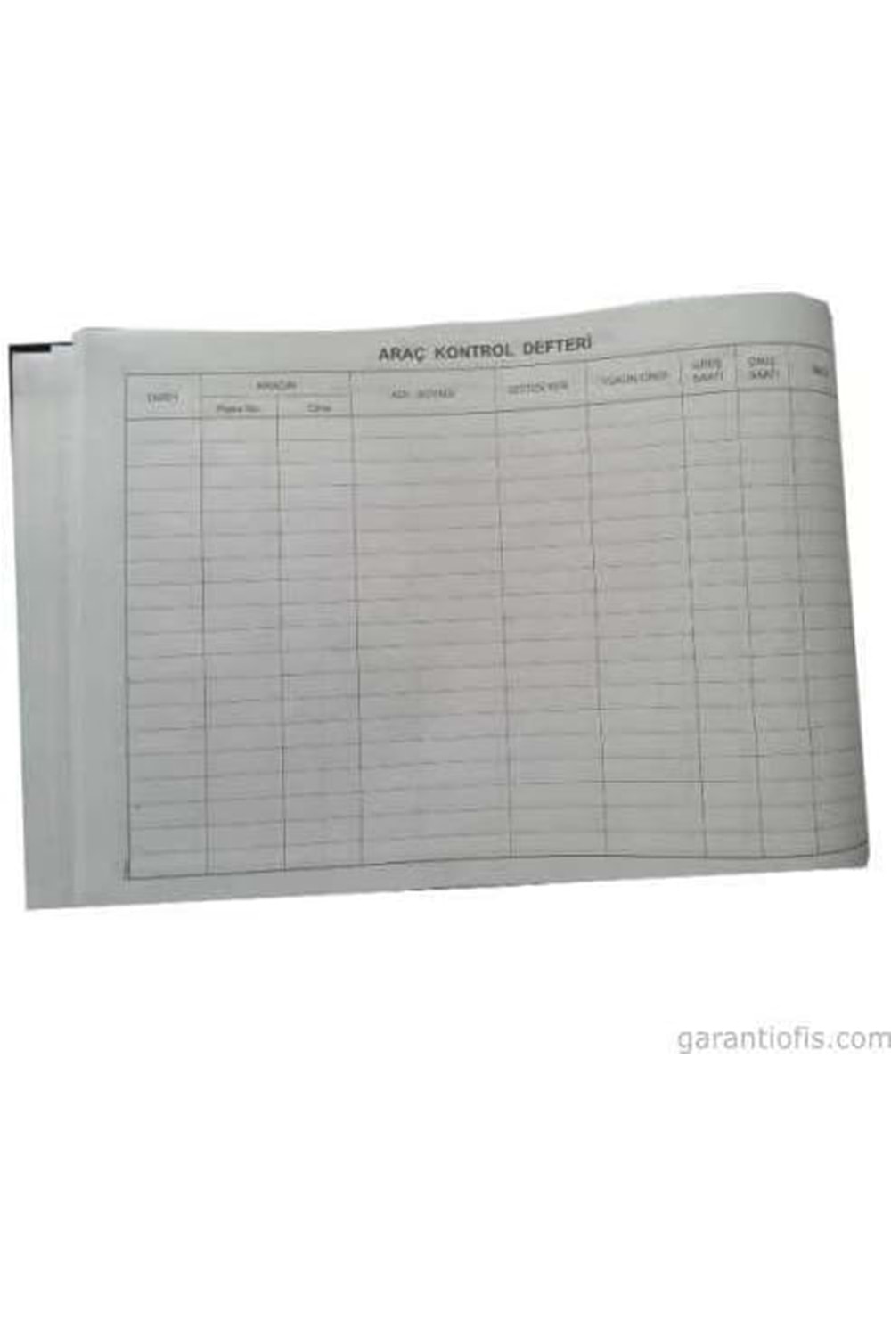 Dilman Araç Kayıt Defteri Ciltli 20 X 28,5 Cm 96 Yaprak Yatay | 5189
