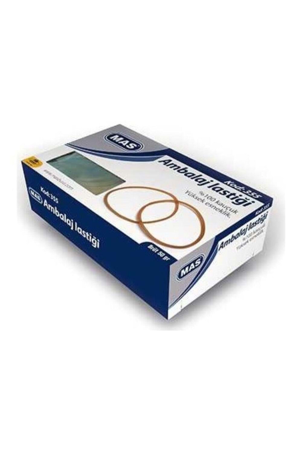 Mas Ambalaj Lastik Kutu Midi 50 Gr No:355