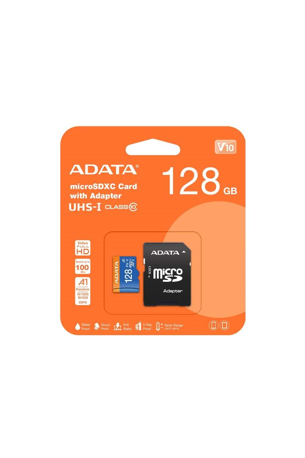 Adata 128gb Premier Microsdxc Card With Adapter Uhs-ı Class10 V10 Hafıza Kartı