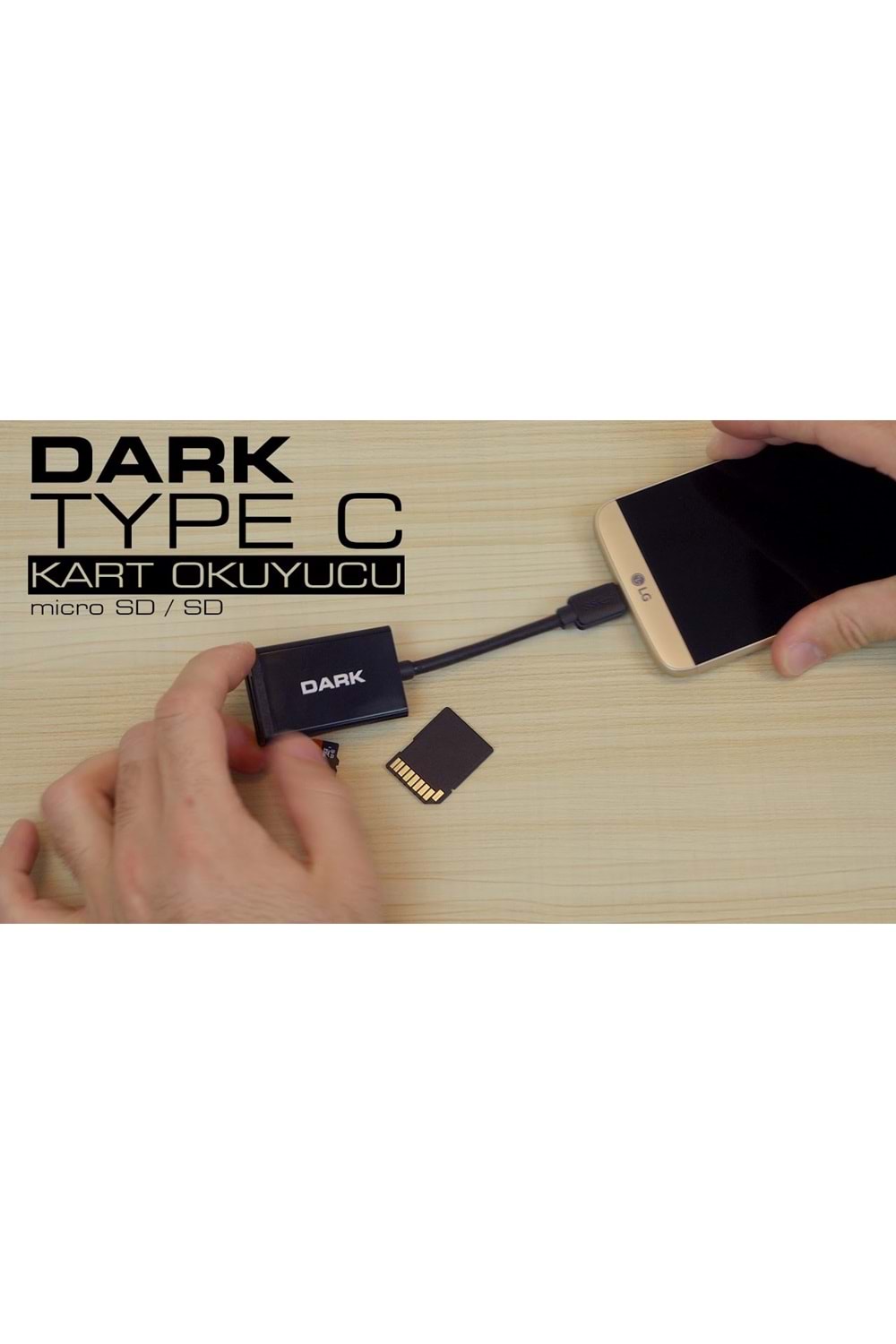 Dark Dk-ac-ucr310 Usb3.1 Type-c Harici Çoklu Kart Okuyucu