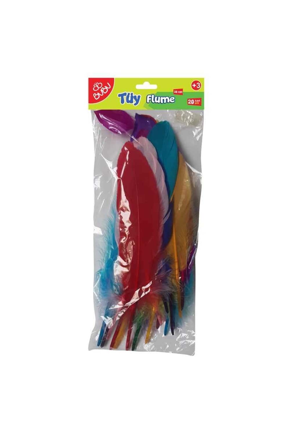 Bu-bu Tüy Büyük 20 Cm 20'li | Hs0031