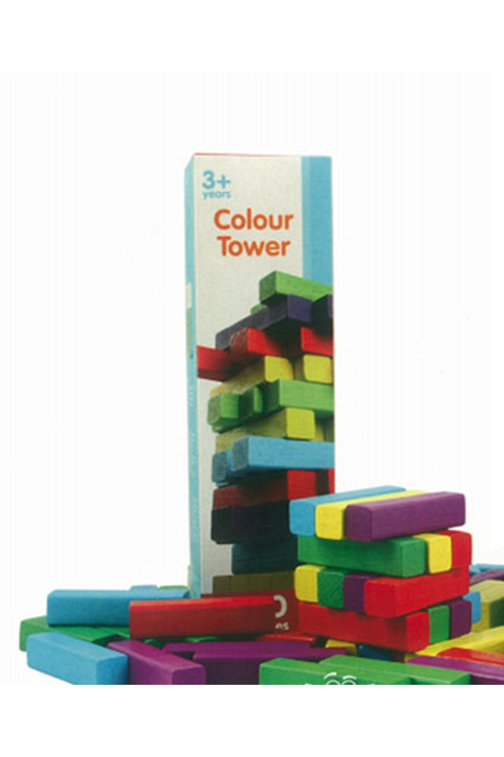 Colour Towel Jenga 60 Parça Renkli Juno