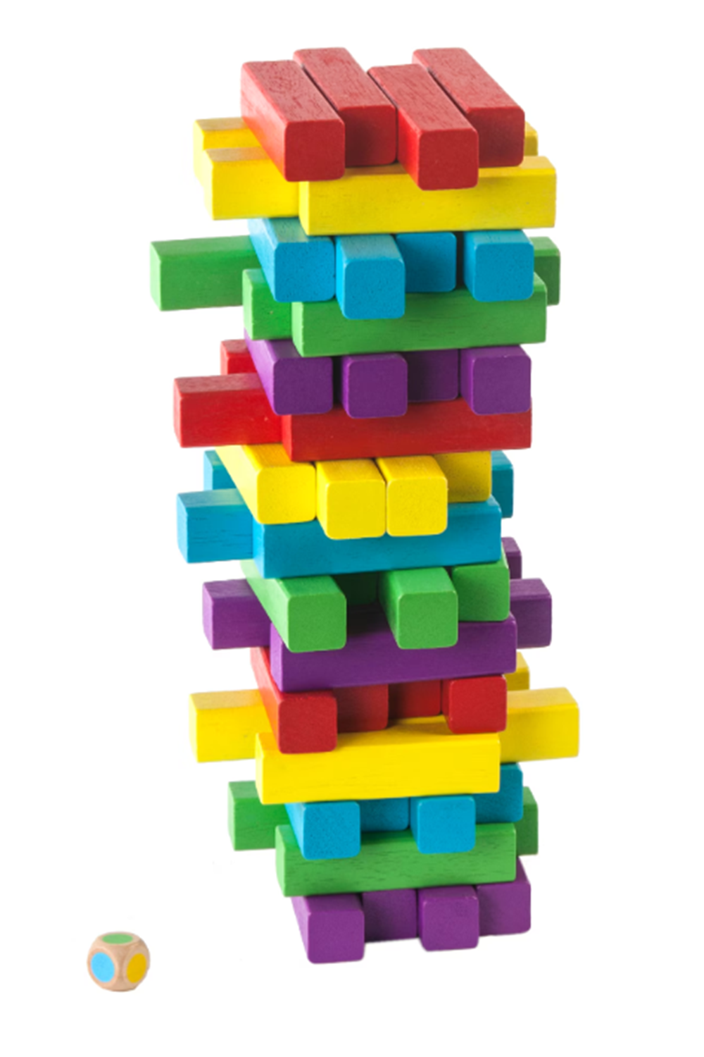 Colour Towel Jenga 60 Parça Renkli Juno