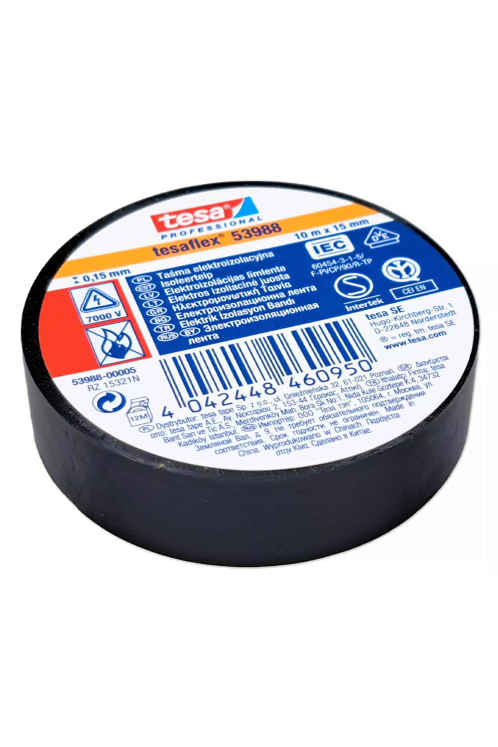 Tesa Elektrik Izolasyon Bandı Siyah 53988-00005-00