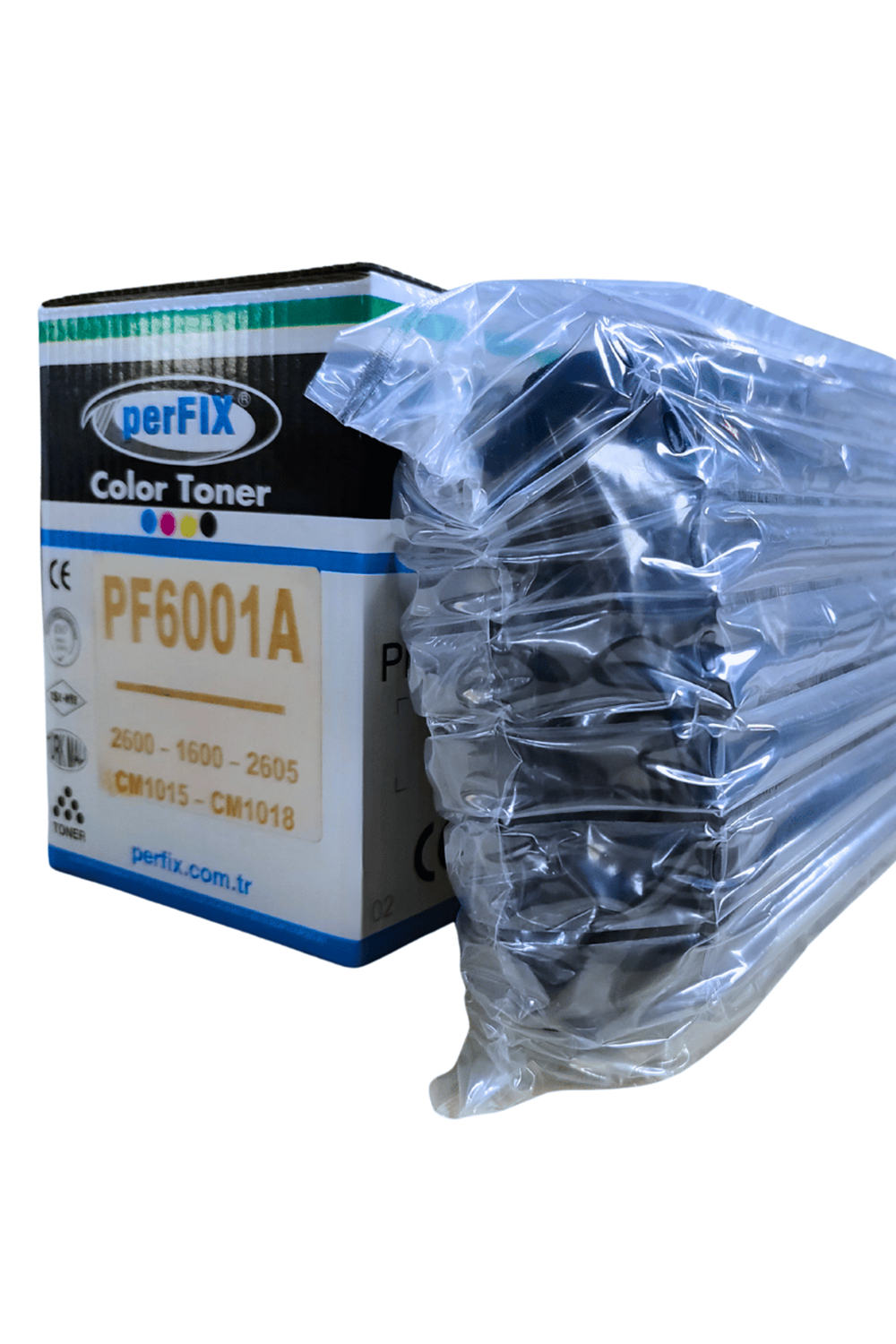Perfix | 124a Pf6001a Muadil Mavi Toner 2k ( 6001a - 2600 - 1600 - 2605 - Cm1015 - Cm1018 )