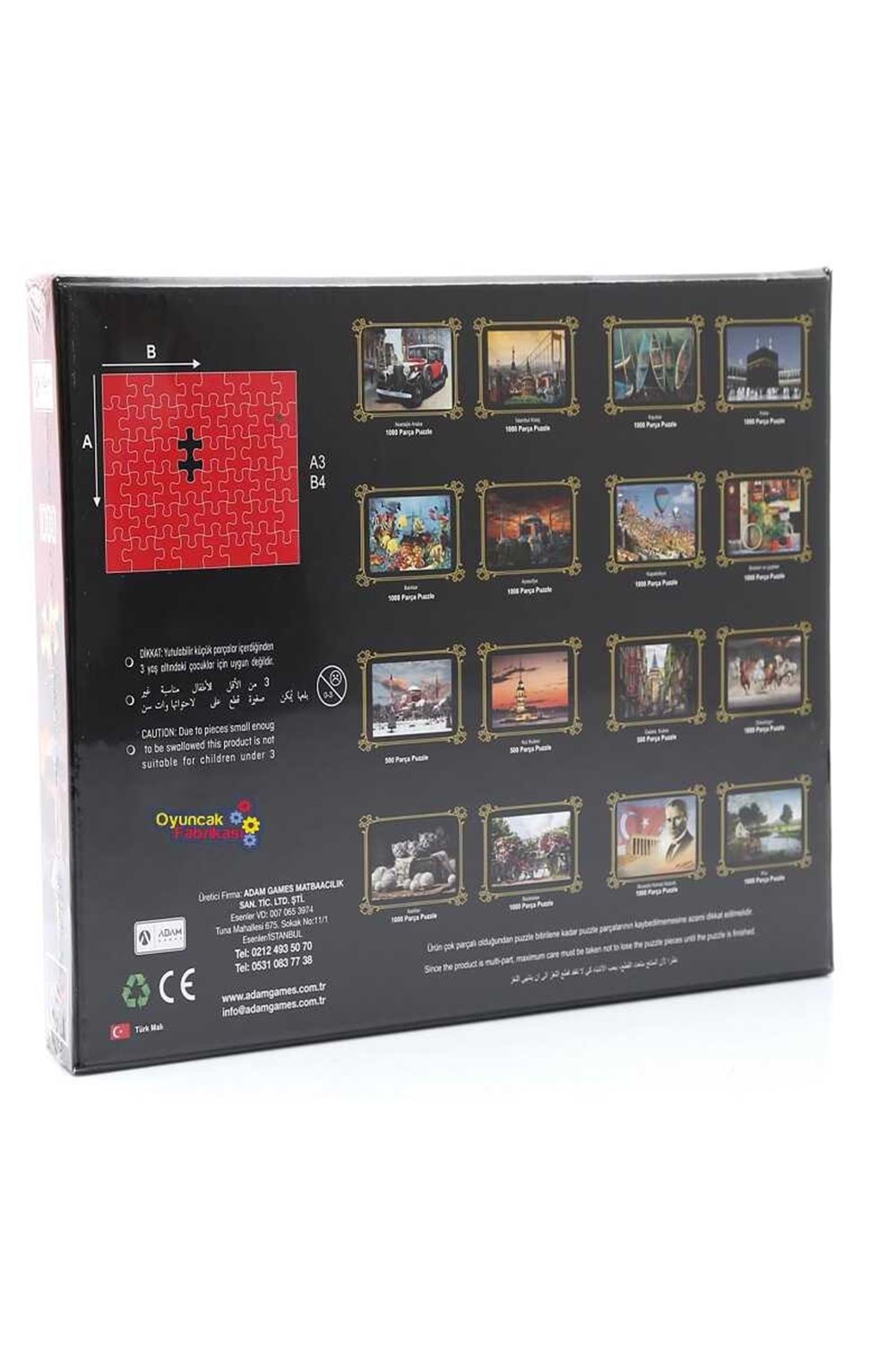 Adamgames 1000 Parça Kabe Puzzle 480 X 680 Mm