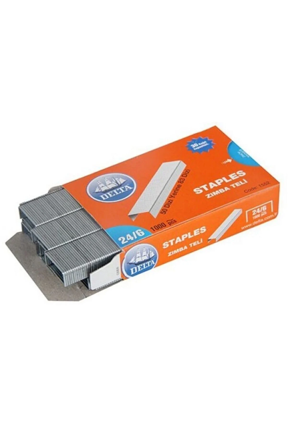 Delta 1000 Li 24/6 Zımba Teli Beyaz 1552