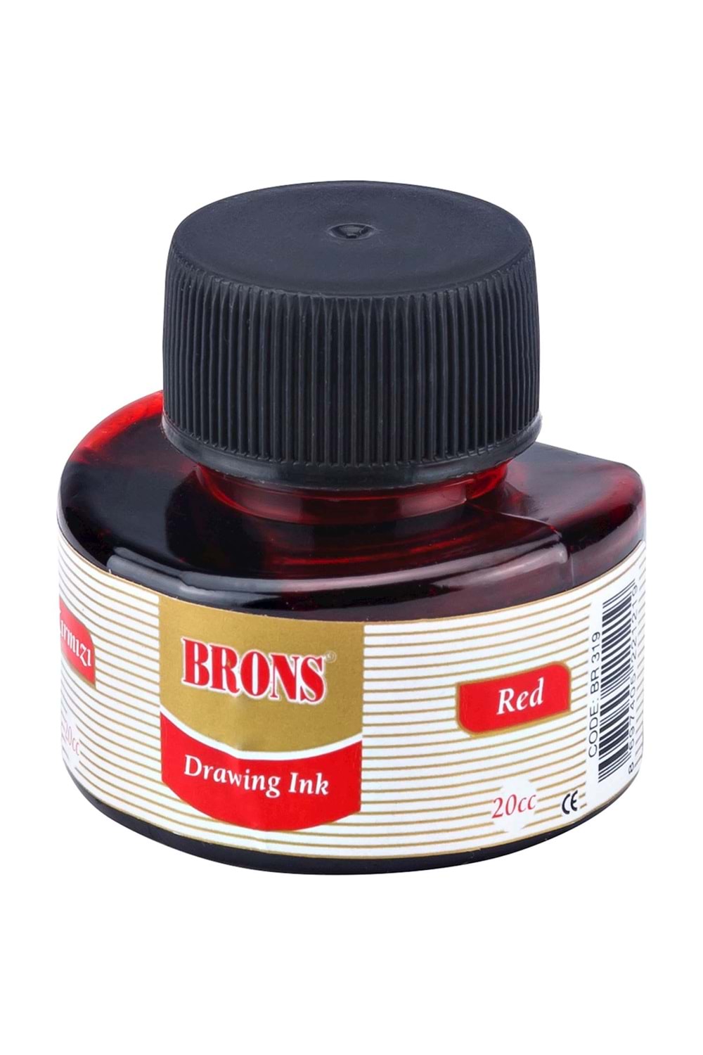 Brons Çini Mürekkebi 20 Cc Kırmızı Br-319