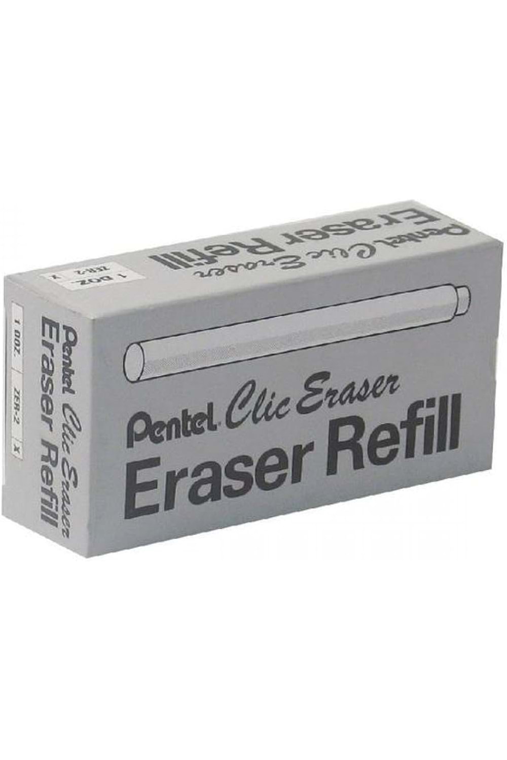 Pentel Kalem Silgi Yedeği Clic Eraser 2 Jelatinli 2'li Beyaz