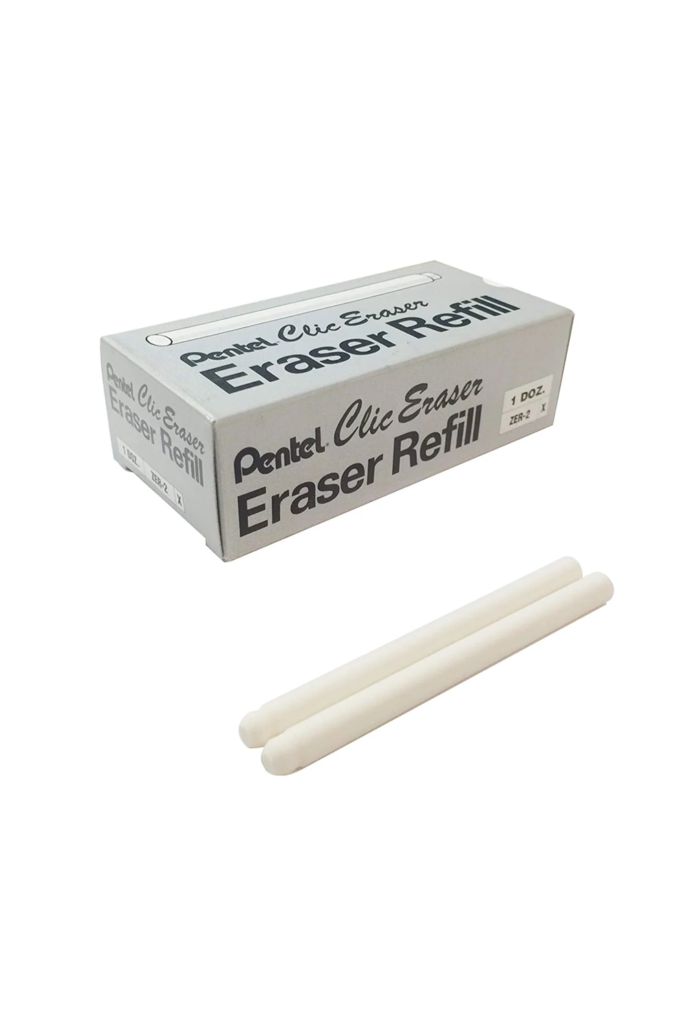 Pentel Kalem Silgi Yedeği Clic Eraser 2 Jelatinli 2'li Beyaz