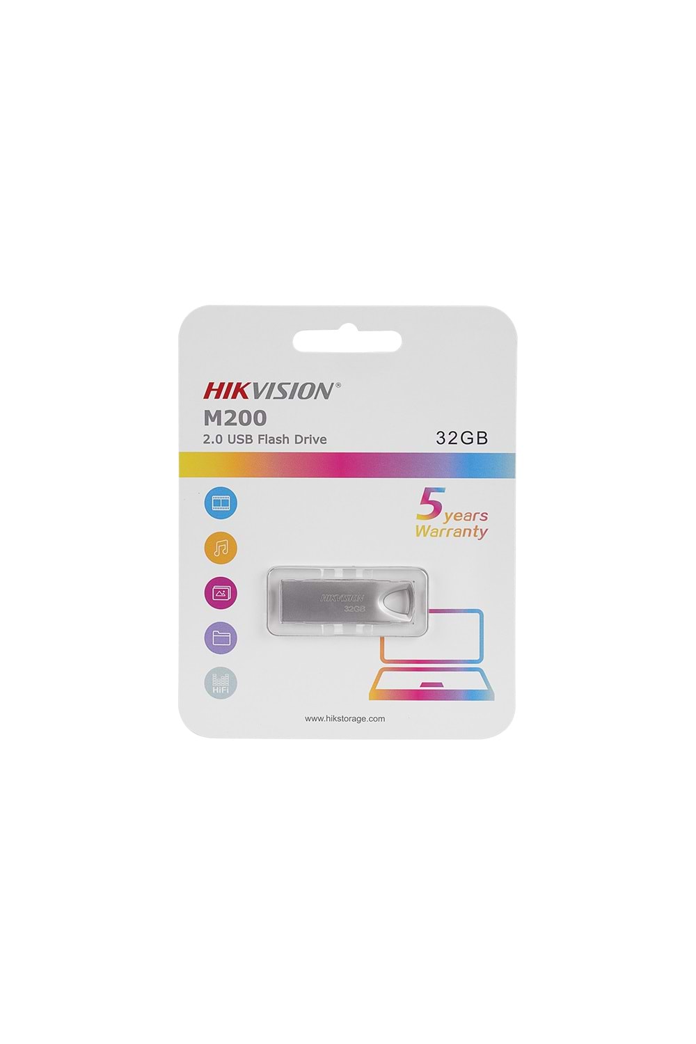 Hikvision 32gb Usb2.0 Hs-usb-m200/32g Metal Flash Bellek
