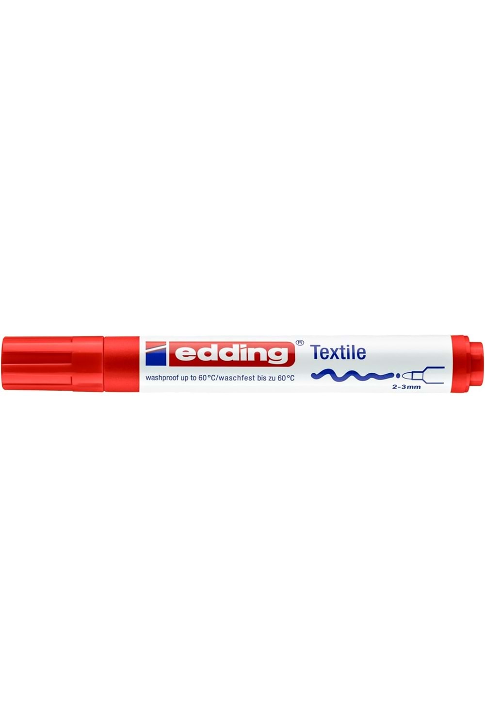 Edding T-shırt Kalemi Yuvarlak Uçlu 2-3 Mm Kırmızı 4500