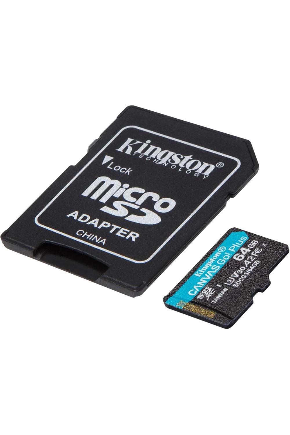Kingston 64gb Microsdxc Canvas Go Plus 170r A2 U3 V30 Card + Adp Hafıza Kartı | Sdcg3/64gb