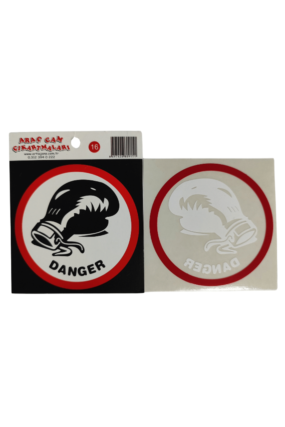 Araç Cam Çıkartma 16 (yuvarlak Yumruk 