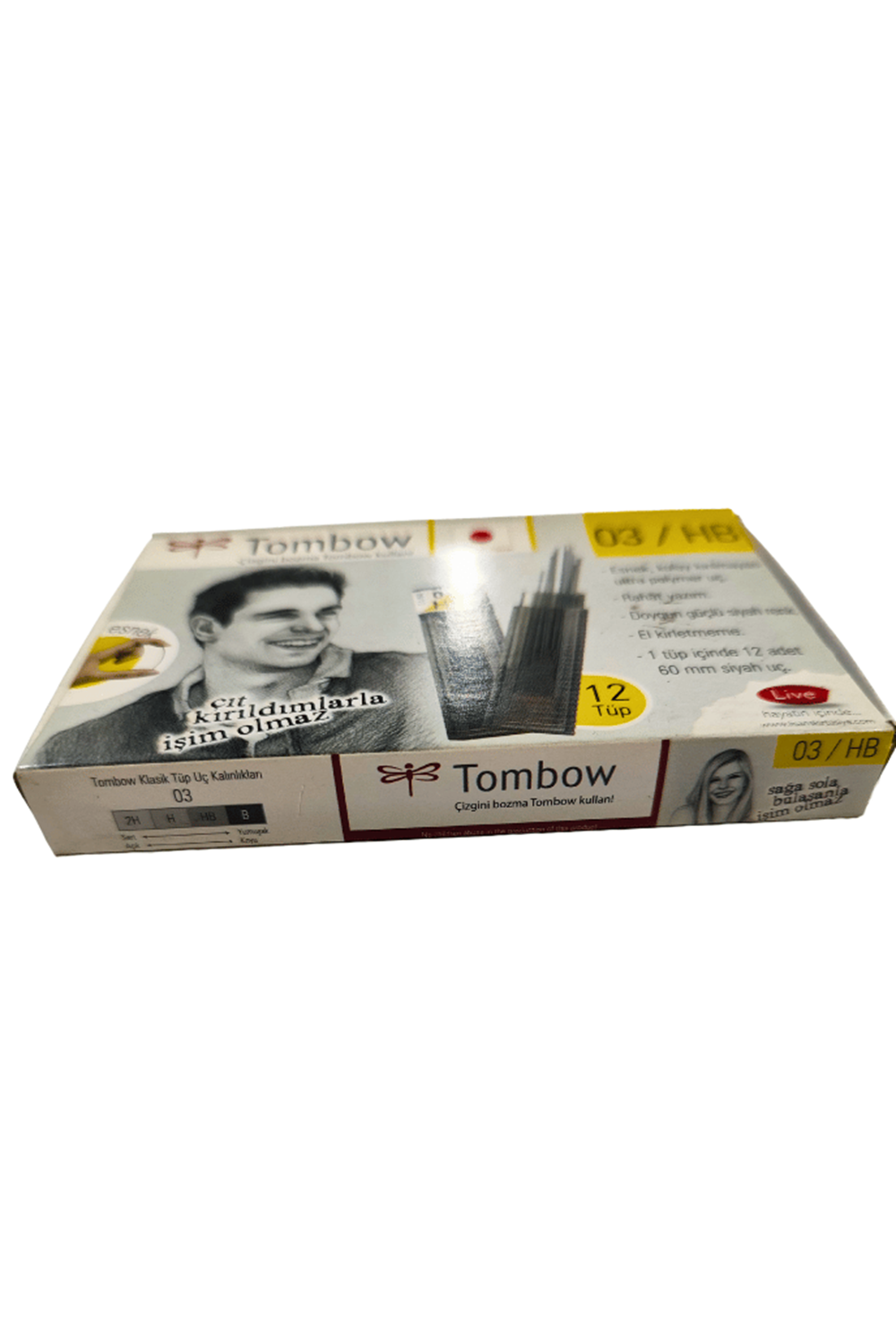 Tombow Min Klasik Mono Lead Hb 0.3 12'li Paket | Mm R3-rg Hb