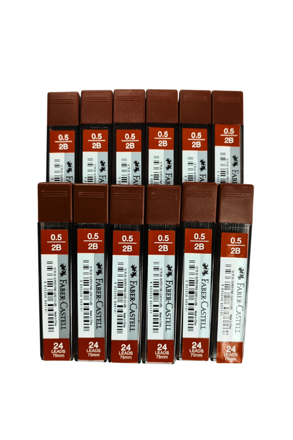 Faber-castell Min Süper Fine Lead 0.5 Mm 2b 75 Mm 12'li Paket