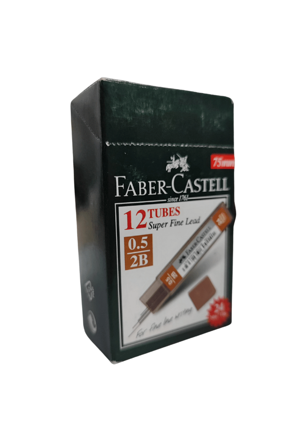 Faber-castell Min Süper Fine Lead 0.5 Mm 2b 75 Mm 12'li Paket