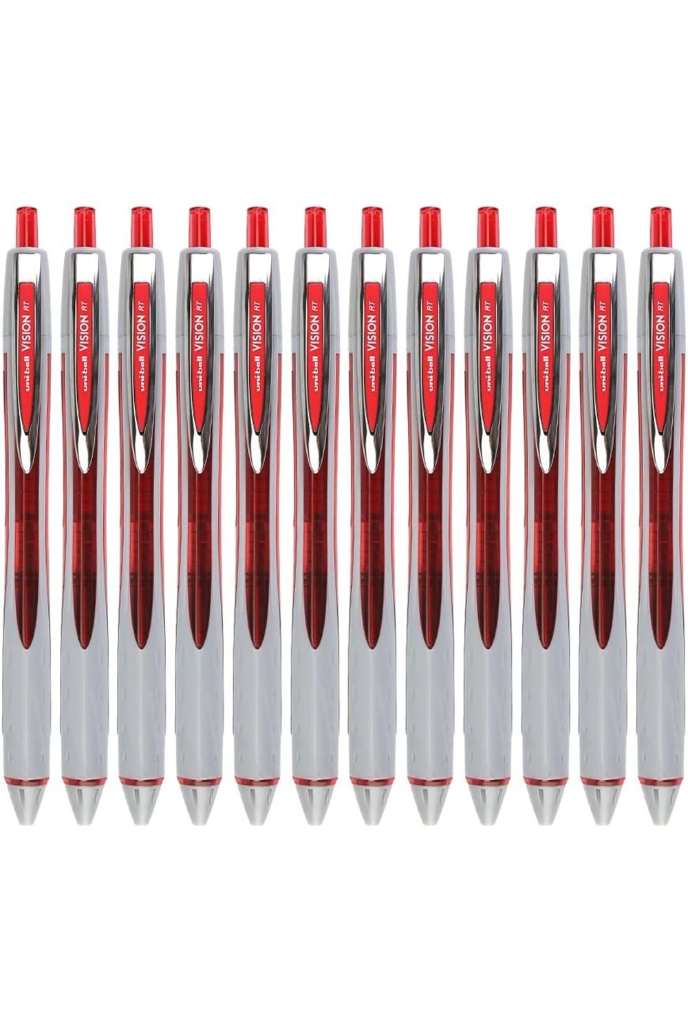 Uni-ball Vision 0.8 Mm Mekanik Roller Kalem Kırmızı 12'li Paket | Rt Ubn-178