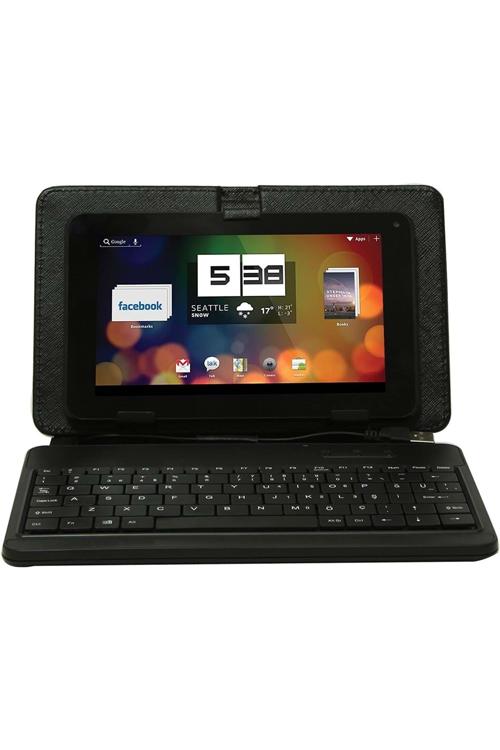 Everest Kb-11 Siyah Usb 7 İnc Tablet/pc İçin Q Standart Klavyeli Tablet Kılıfı