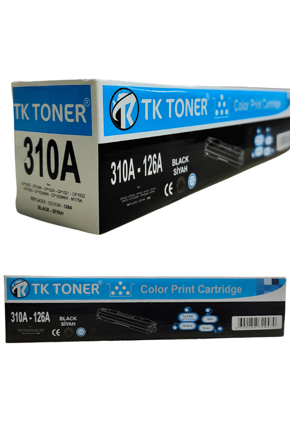 Perfix | Hp 310a - 126a Siyah Toner 1,2k (cp1025 - Cp1000 - Cp1020 - Cp1021 - Cp1022 - Cp1023 - Cp1025nw - Cp1026nw - M175a) Replaces: Ce311a - 126a
