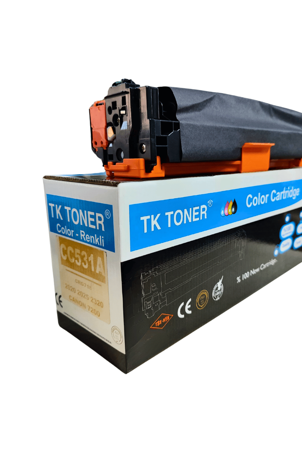 Tk Toner | Tüm Renkler Tk Cc530a - Cc531a - Cc532a - Cc533a - Canon 7200 Tüm Renkler (siyah - Sarı - Kırmızı - Mavi) Muadil Toner ( Crgr718 - 2020 - 2025 - 2320)