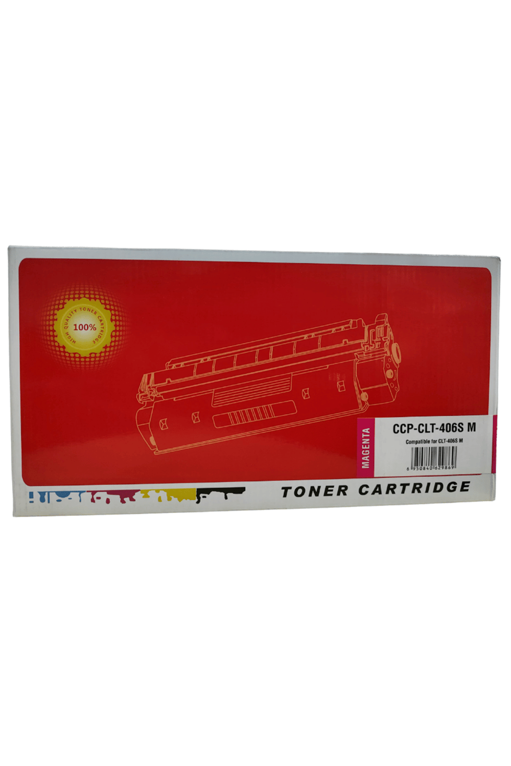 Star | İthal Samsung Ccp-clt-406s M Magenta Kırmızı Muadil Toner ( Clp-360 / 362/ 363/ 364 / 365 / 365w / 367w / 368 ; Clx-3300/ 3302/ 3303/ 3303fw/ 3304/ 3305/ 3305w/ 3305fw/ 3305fn/ 3307fw)