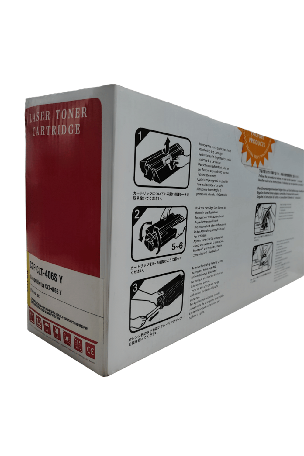 Star | İthal Samsung Ccp-clt-406s Y Yellow Sarı Muadil Toner ( Clp-360 / 362 / 363 / 364 / 365 / 365w / 367w / 368 ; Clx-3300/ 3302/ 3303/ 3303fw/ 3304/ 3305/ 3305w/ 3305fw/ 3305fn/ 3307fw )