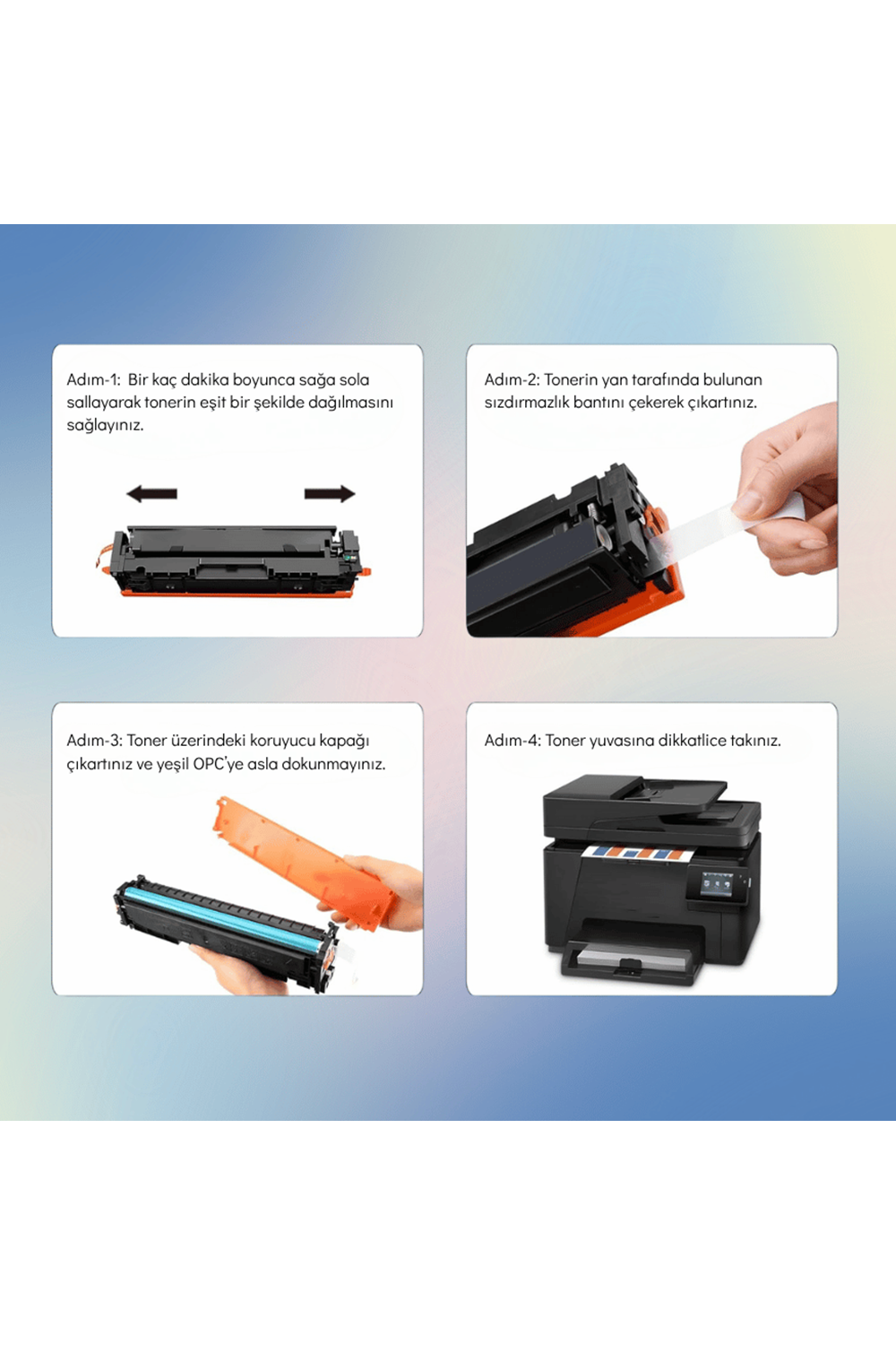 Olitoner | 130a - Cf353a 1k Muadil Kırmızı Toner (laserjet Pro Mfp M177fw İle Uyumlu Muadil Toner)