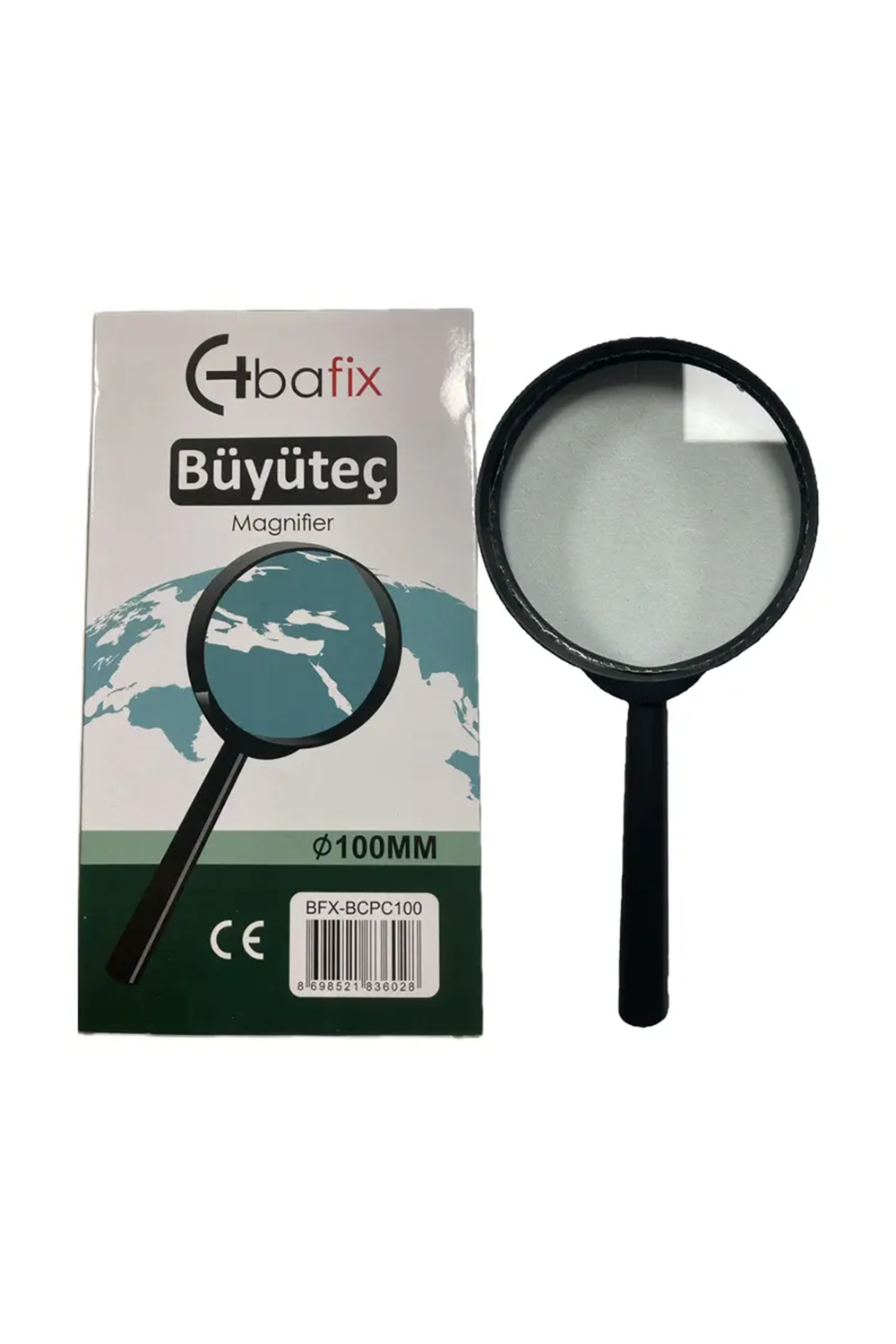 Bafix Büyüteç Cam Plastik Çrçve 100 Mm Bfx Bcpc100