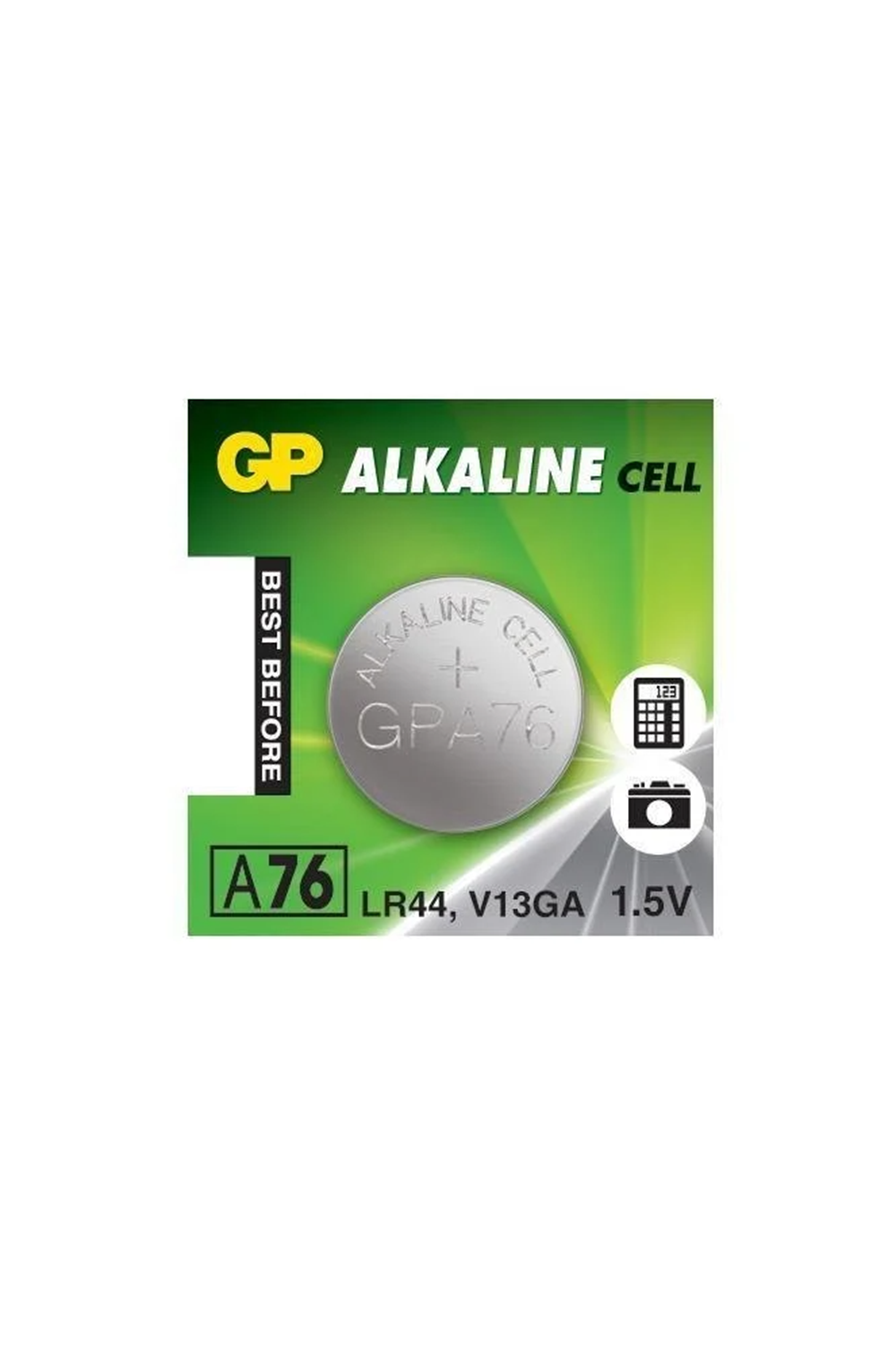 Gp Lr44 Ag13 Alkalin Düğme Pil 1pcs | Gpa76-2c10