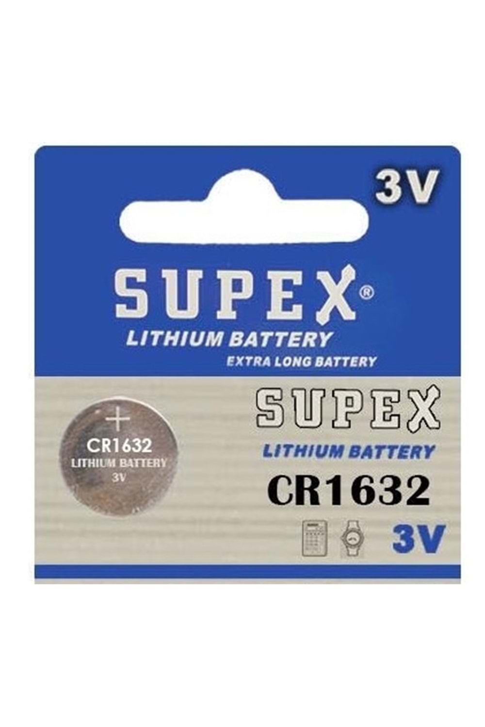 Supex Cr1632 - C5 3v Lityum Düğme Pil